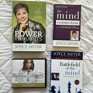 Joyce Meyer Bundle -3 books and 1 3cd set